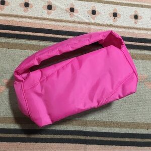 Benefit Red & Pink & zipper Cosmetic beauty makeup bag pouch gwp new